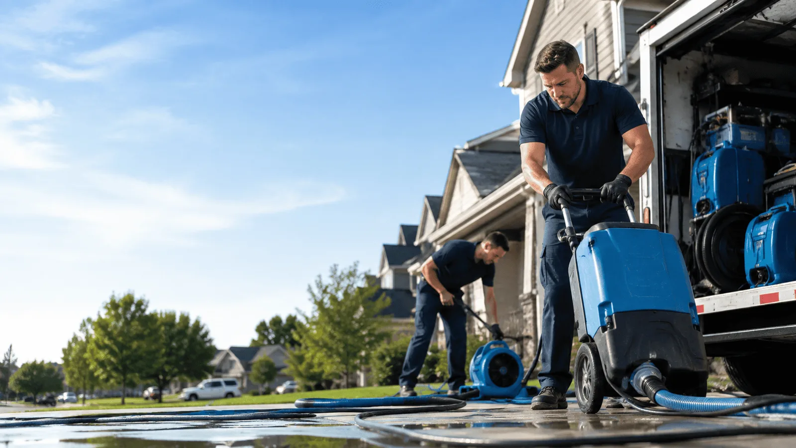 Dehumidification being performed in Tuscaloosa, AL